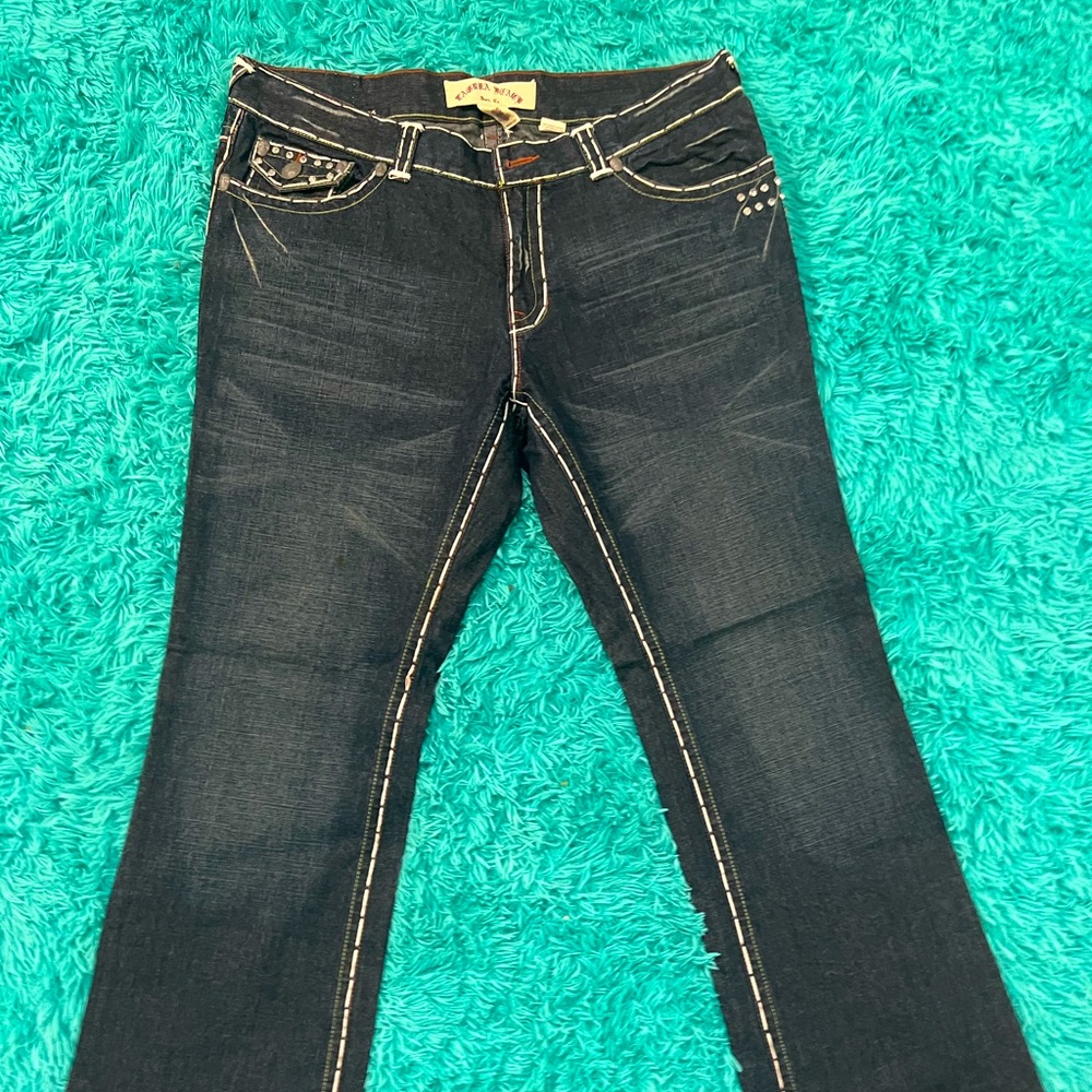 Bedazzled Cream Laguna Beach Jeans Men’s “40